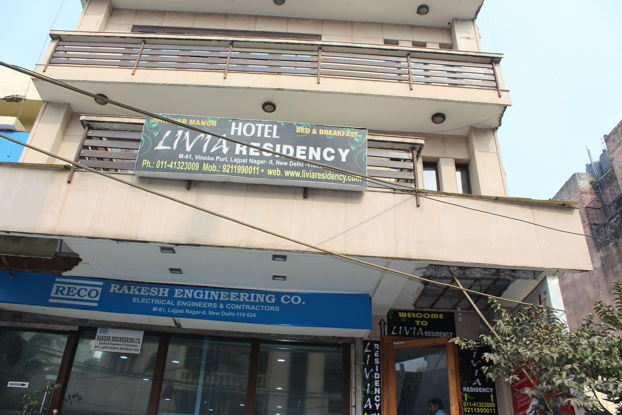 Hotel Livia Residency Neu-Delhi Exterior foto